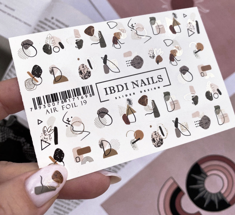 Sticker Air Foil 19 from IBDI Nails