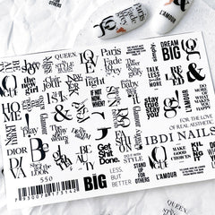 Sticker Nr. 550 di IBDI Nails