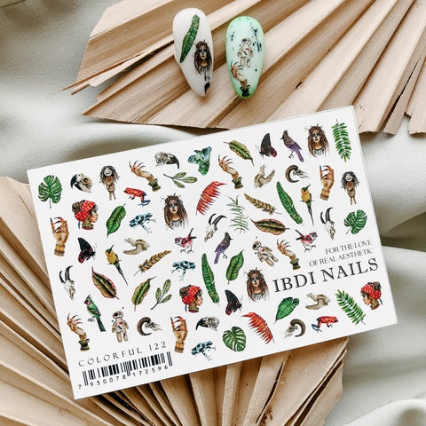 Sticker COLORFUL 122 от IBDI Nails