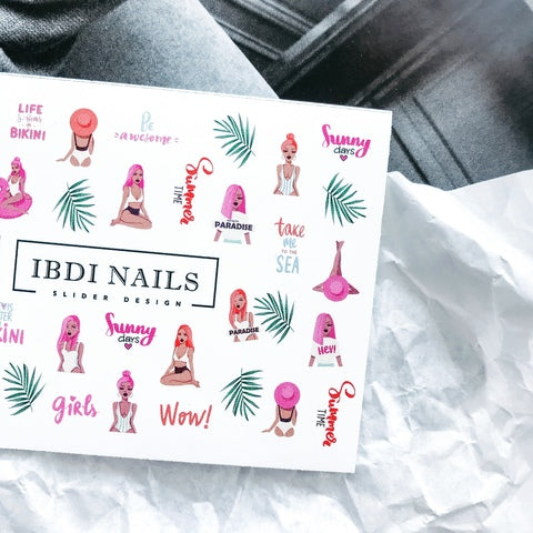 Sticker COLORFUL Nr. 57 di IBDI Nails