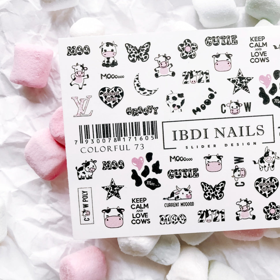 Sticker COLORFUL Nr. 73 di IBDI Nails