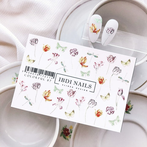 Sticker COLORFUL Nr. 87 di IBDI Nails