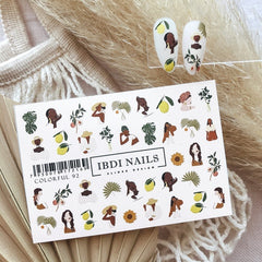 Sticker COLORFUL No. 92 from IBDI Nails