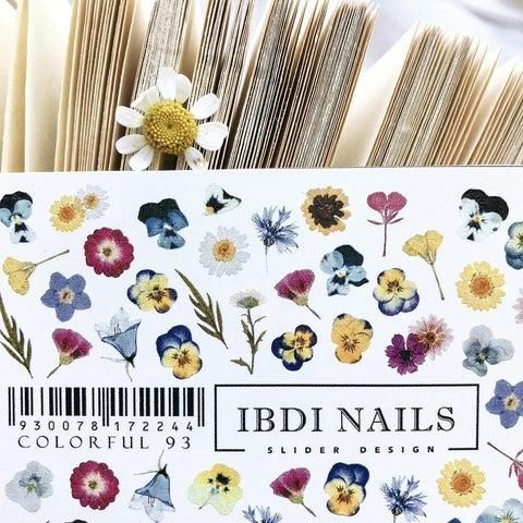 Стикер COLORFUL Nr. 93 от IBDI Nails