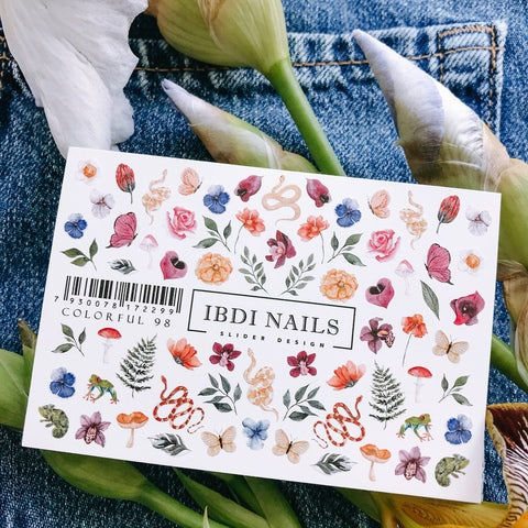Sticker COLORFUL Nr. 98 di IBDI Nails