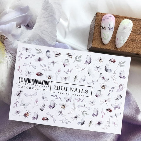 Sticker COLORFUL No.108 from IBDI Nails