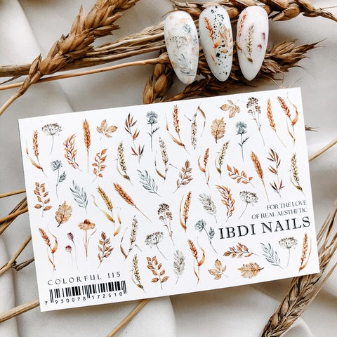Стикер COLORFUL Nr.115 от IBDI Nails