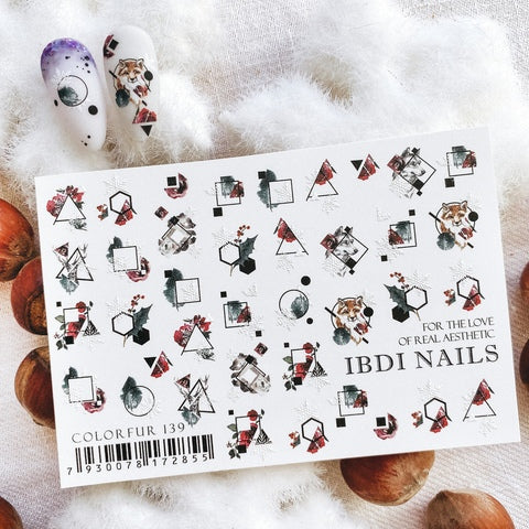 Sticker COLORFUL Nr.139 di IBDI Nails
