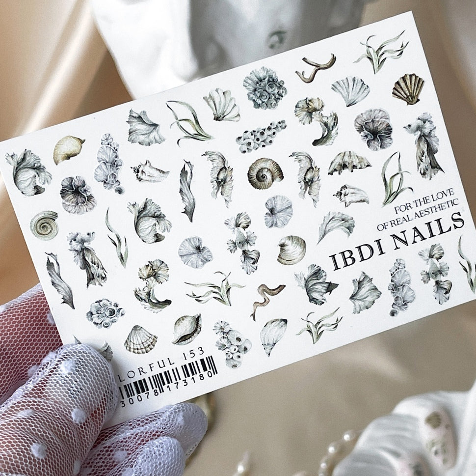 Sticker COLORFUL Nr.153 di IBDI Nails