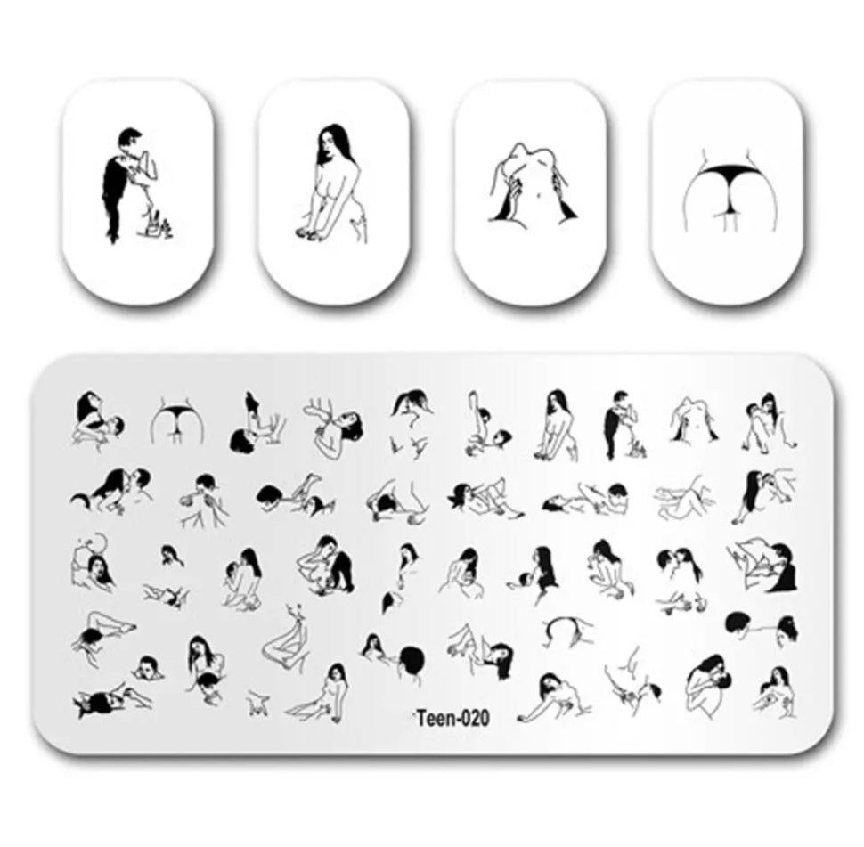 Stamping Plate Stencil MOUTEEN 20