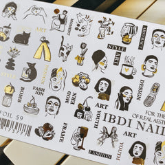Sticker Air Foil 59 от IBDI Nails