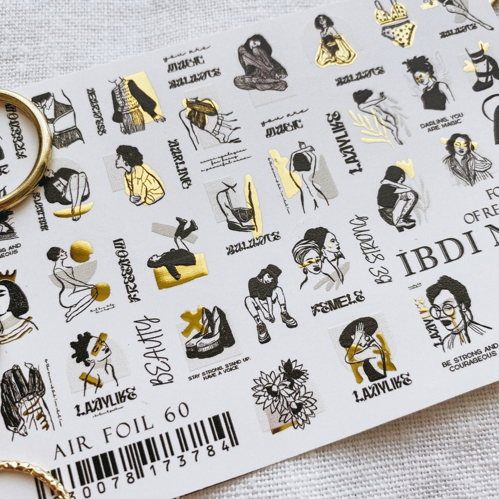Sticker Air Foil 60 di IBDI Nails
