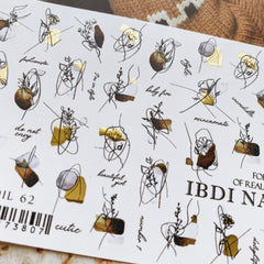 Sticker Air Foil 62 di IBDI Nails