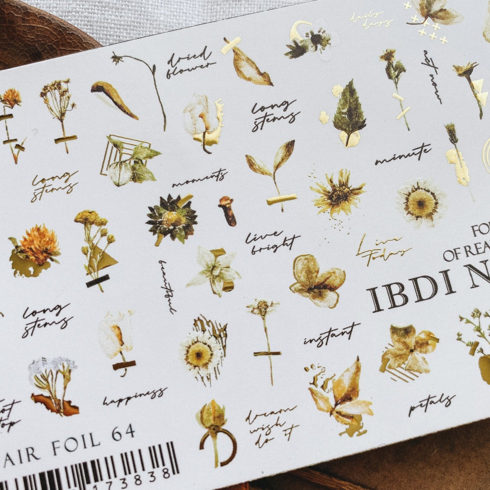 Sticker Air Foil 64 от IBDI Nails