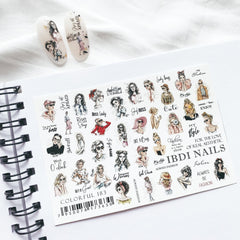 Sticker COLORFUL183 di IBDI Nails