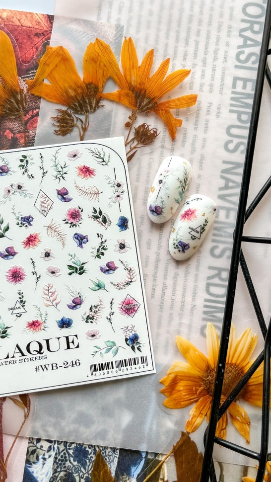 Sticker Design WB246 (Water-soluble Stickers) by Laque