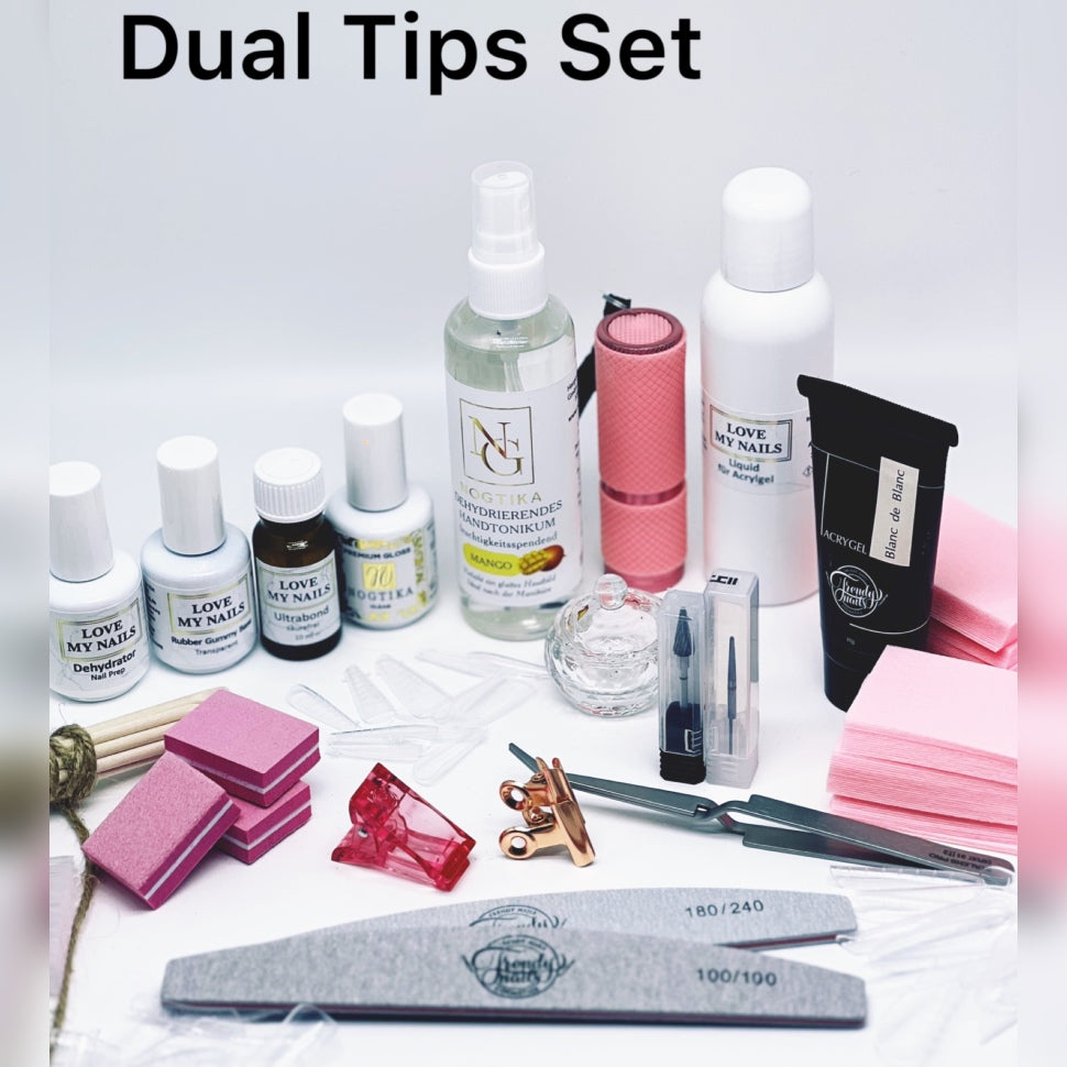 DUAL Tips Set (tutto ciò che ti serve per un modellaggio con i DUAL tips)