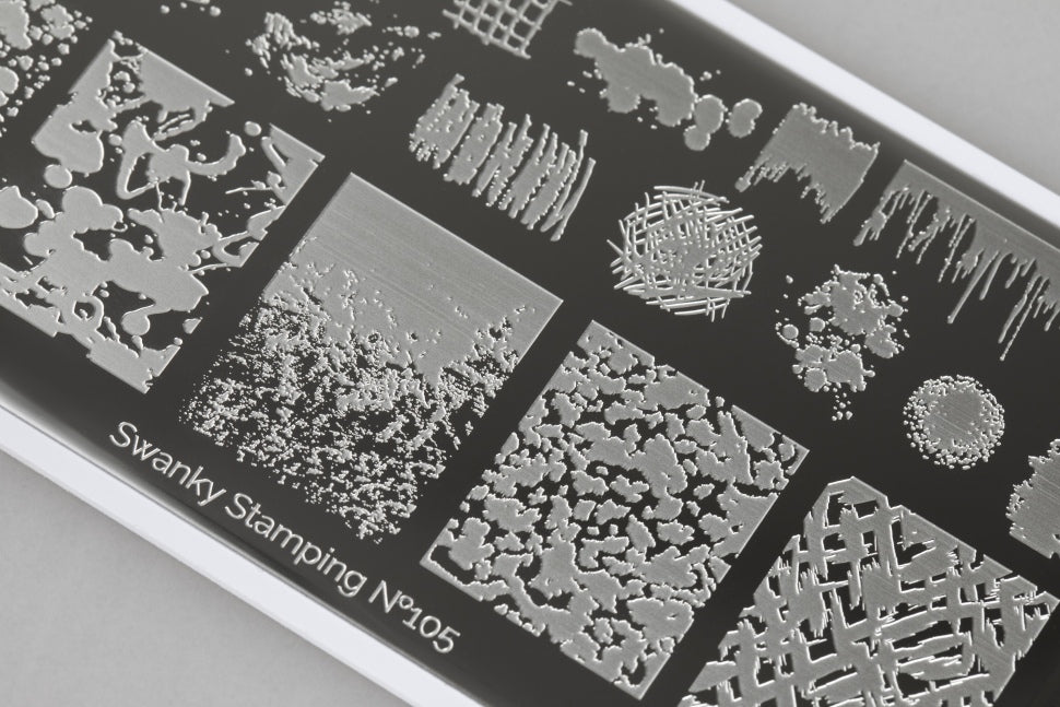 Piastra di Stamping Template Nr. 105 di Swanky