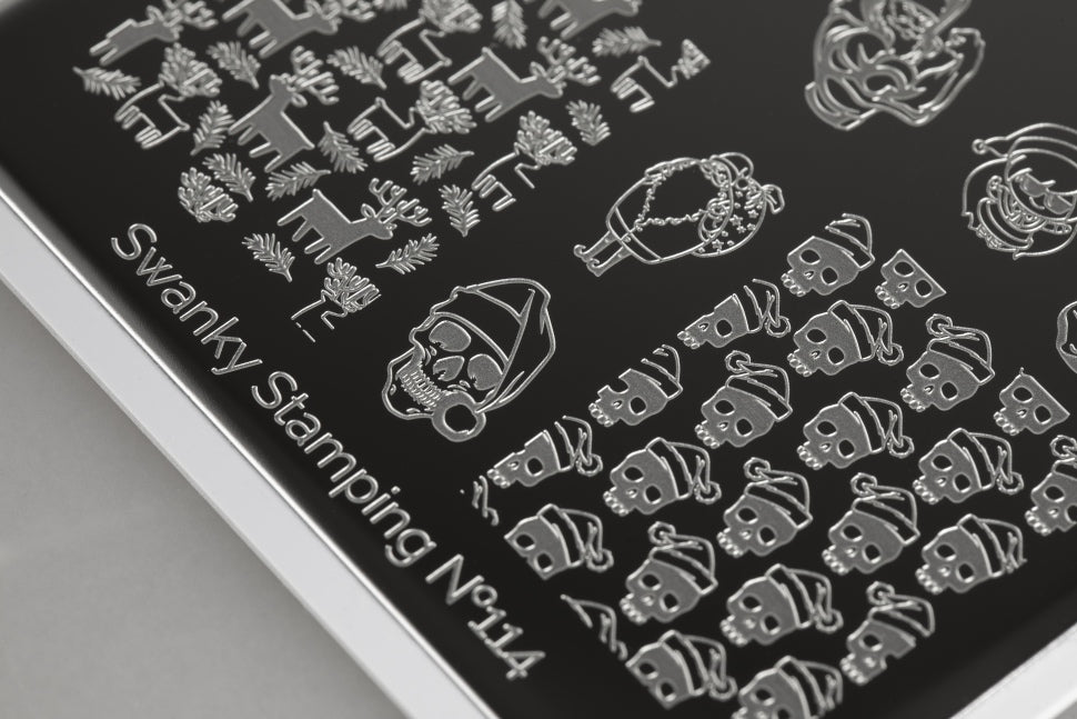 Stamping Platte Schablone Nr. 114 klein von Swanky