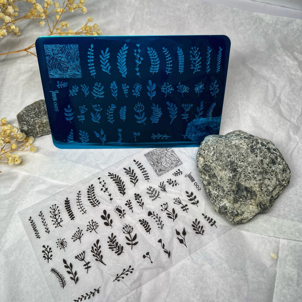 Stamping Plate Stencil No. 05 by Imen