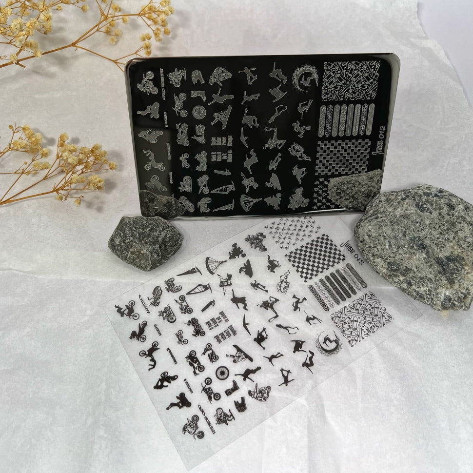 Stamping Plate Template Nr.12 di Imen