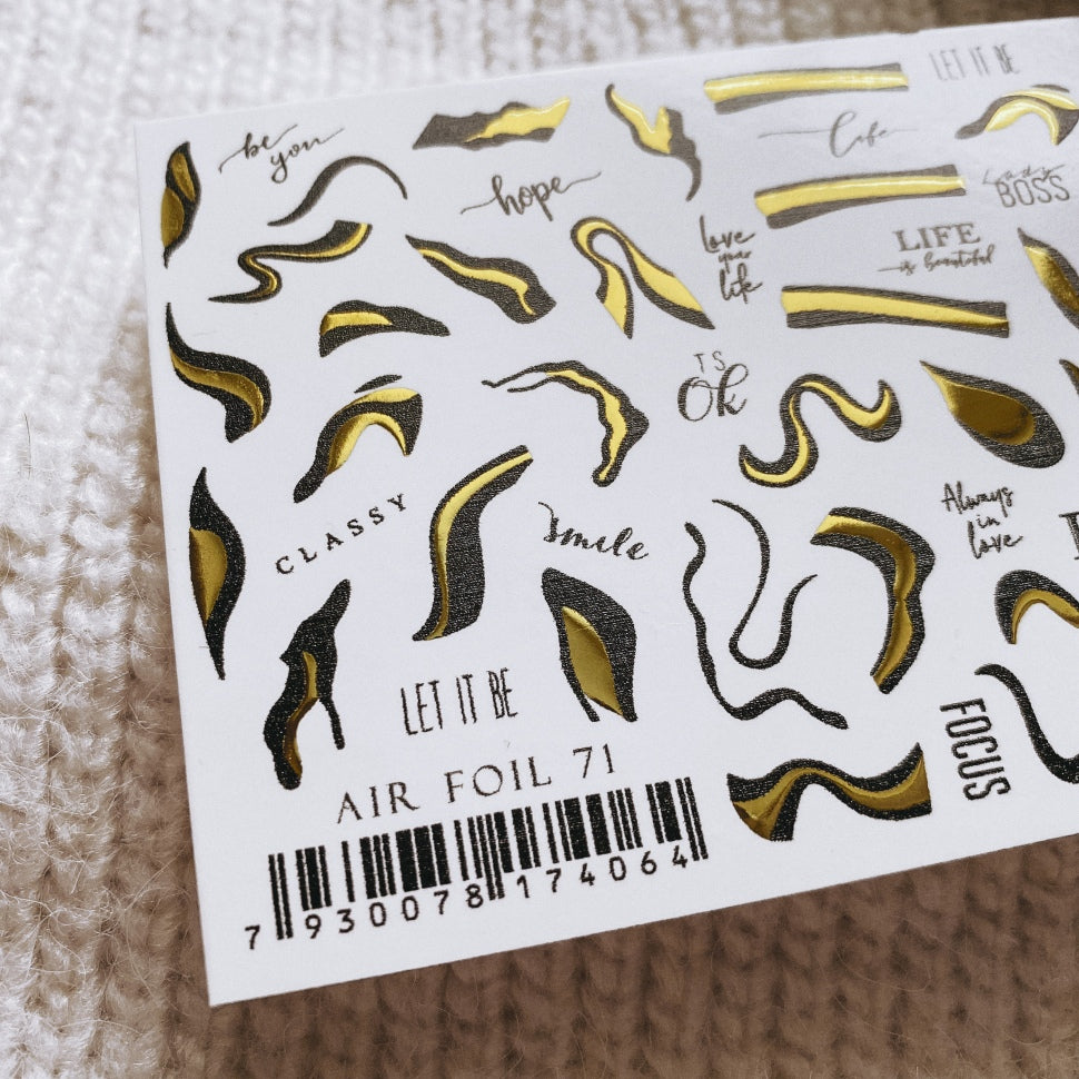 Sticker Air Foil 71 from IBDI Nails