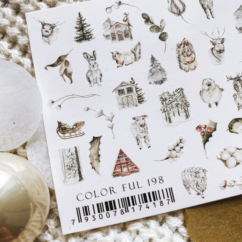 Stickers COLORFUL 198 from IBDI Nails