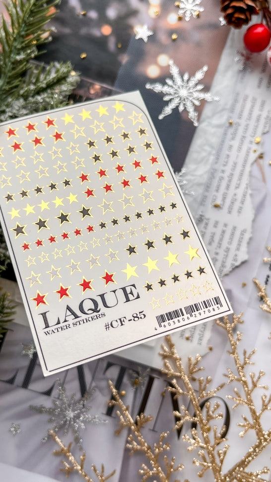 Slider with film CF85 (water-soluble stickers) from Laque