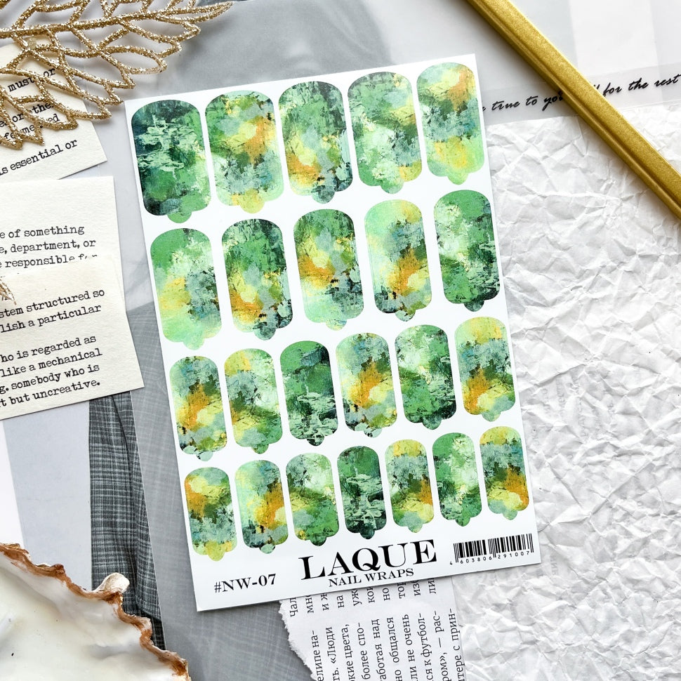 NailArt Wrap NW07 di LAQUE