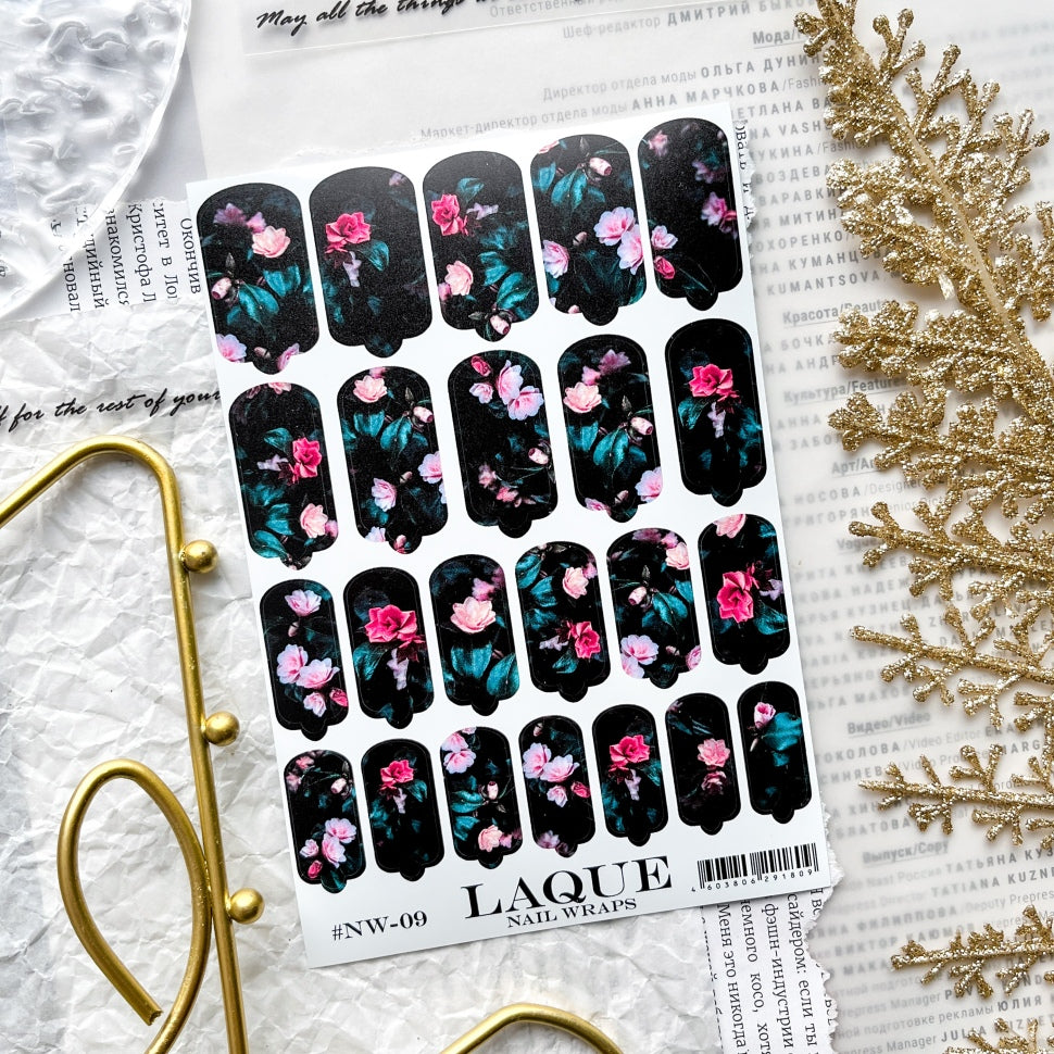 NailArt Wrap NW09 by LAQUE