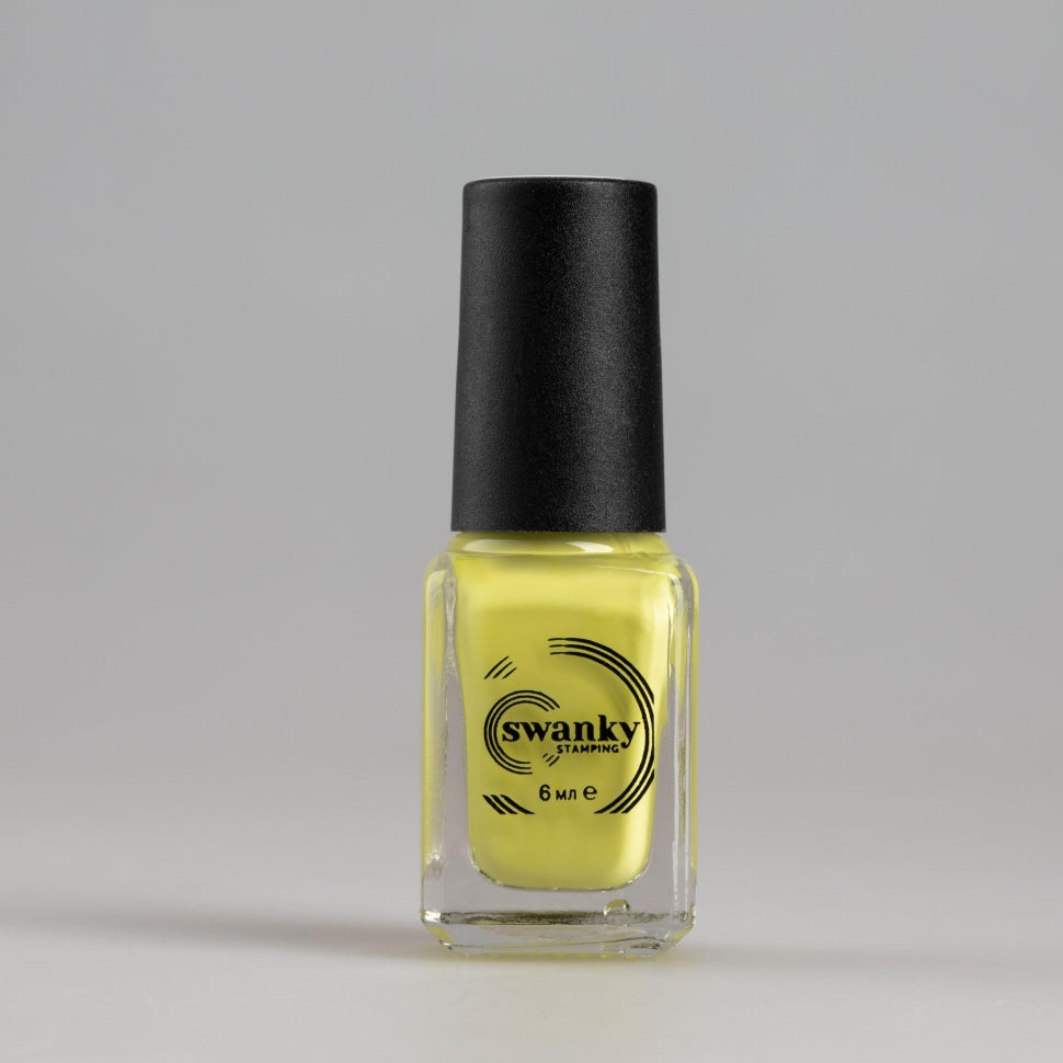 Stamping varnish No. S63 Pastel Yellow from Swanky 6ml