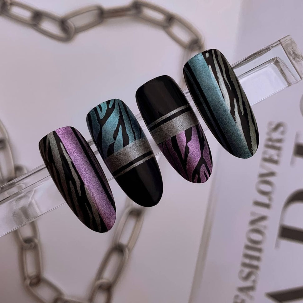 Stampinglack Nr. M123 синий-металлик от Swanky 6 мл