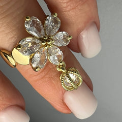 Anello da donna adatto a tutte le misure in oro 15