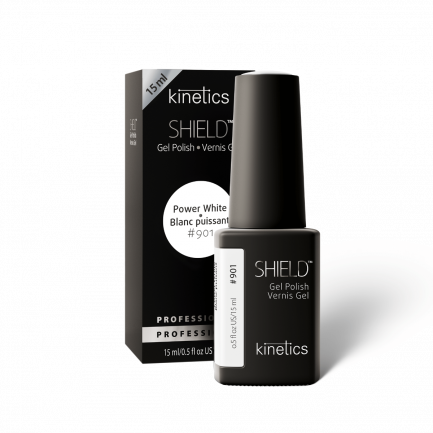 Kinetics SHIELD Gel Polish 'Power White' No. 901 (15ml)