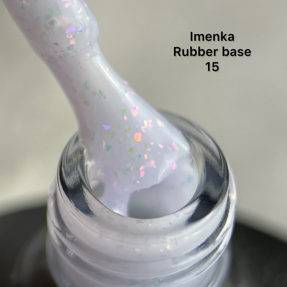 База для ногтей Imenka French Rubber Base, 12 мл, № 15, без ТПО