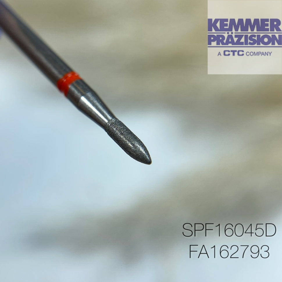 Diamond milling cutter attachment fine SPF16045D