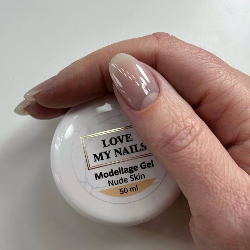 Modellage Gel  für Nagelstärkung und Verlängerung  (TPO-free) 5ml/12ml Flasche/15ml Tiegel30ml/50ml  (Nude Skin) selbstglättend