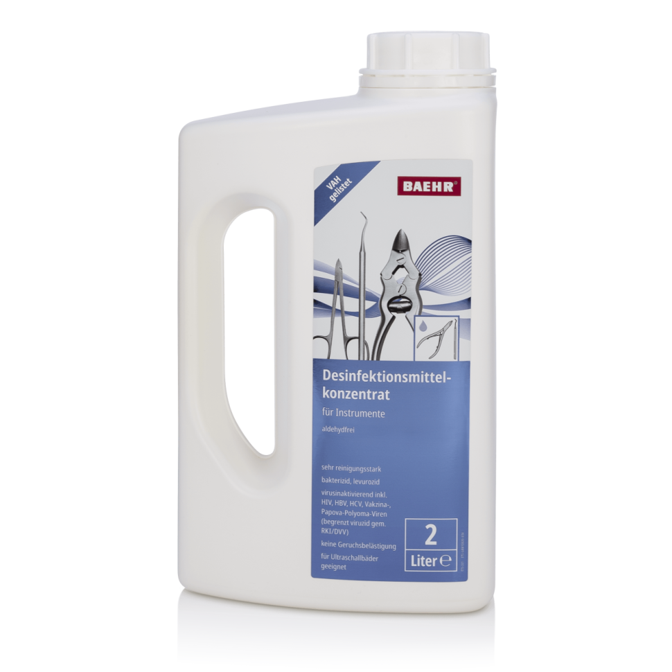Disinfectant concentrate for tools and instruments 2 liters