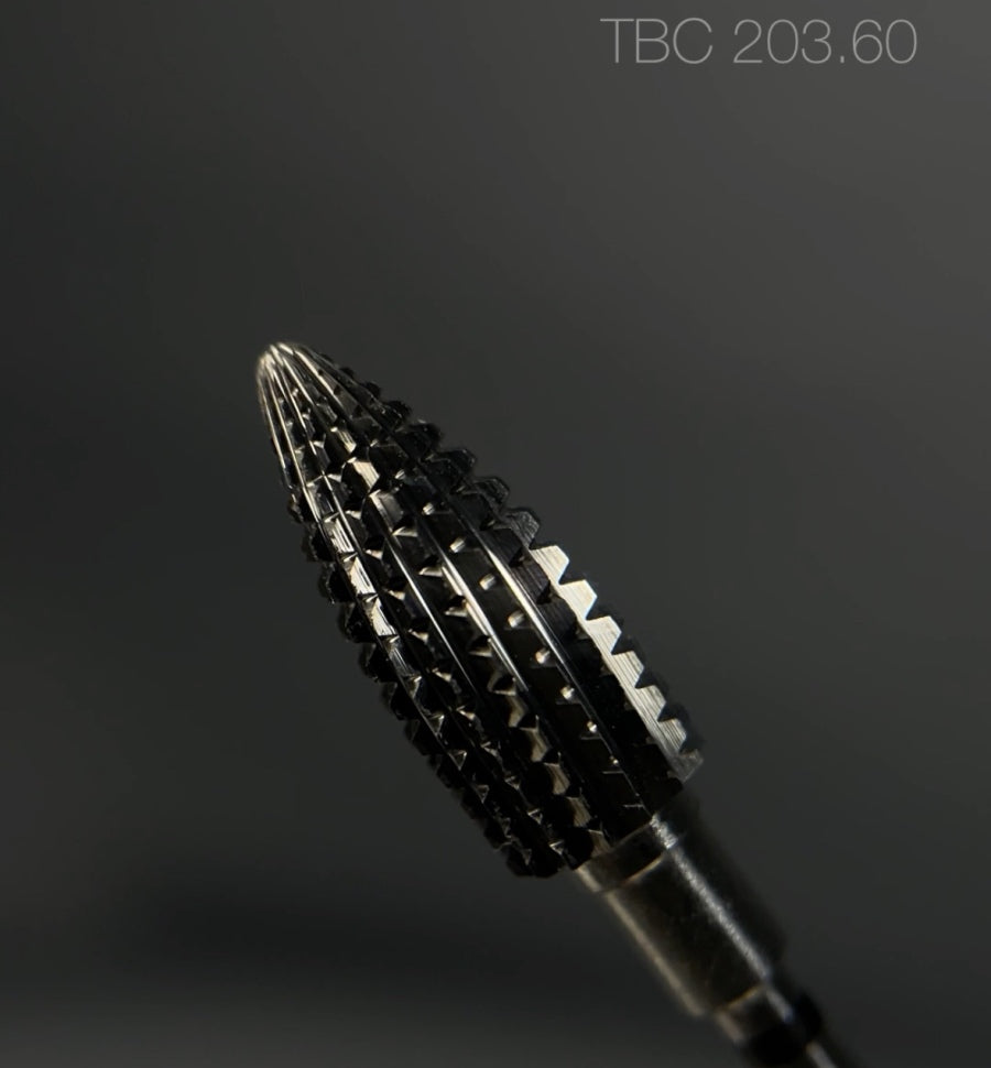 Milling cutter attachment carbide black from Trendy Nails TBC203.060