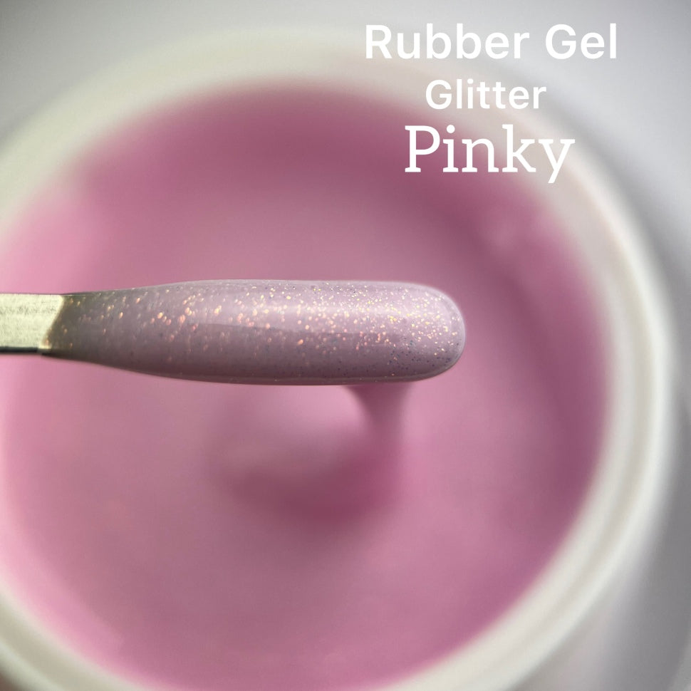 Gel di Gomma Glitter 'Pinky' 15ml di Trendnails