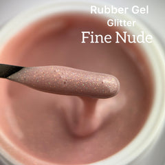 Rubber Gel Glitter 'Fine Nude' 5-30ml von Trendnails (TPO-free)