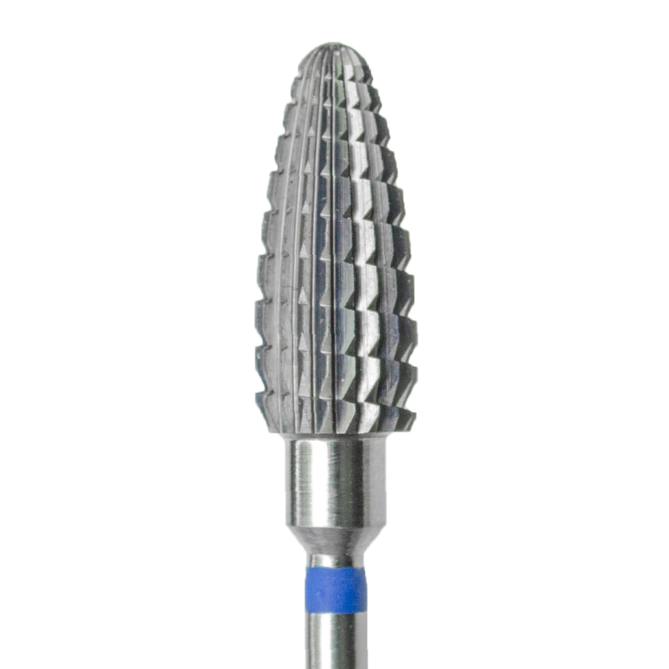 Milling cutter attachment carbide bit round cone (blue) coarse from KMIZ pointed