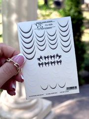 Slider CUT OUT ohne Auschneiden (Wasserlösliche Aufkleber) CU9 von VS Nails