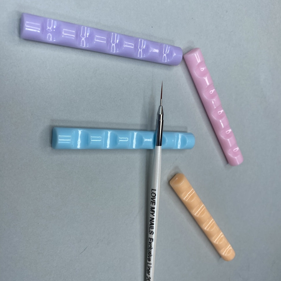 Brush holder mini in colors: pink, pastel turquoise, lilac