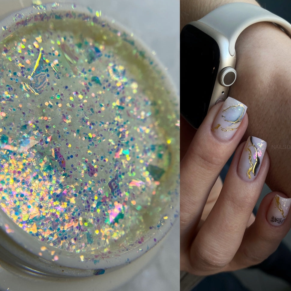 Glitter Fiocchi opale Holo Fresh Olografia