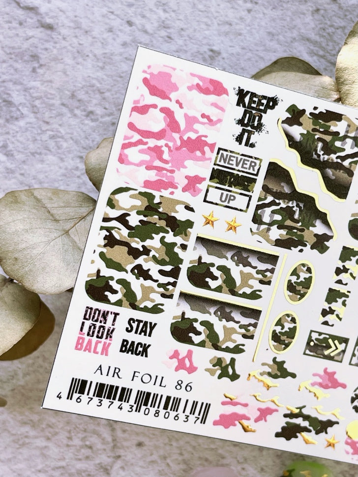 Sticker Air Foil 86 от IBDI Nails