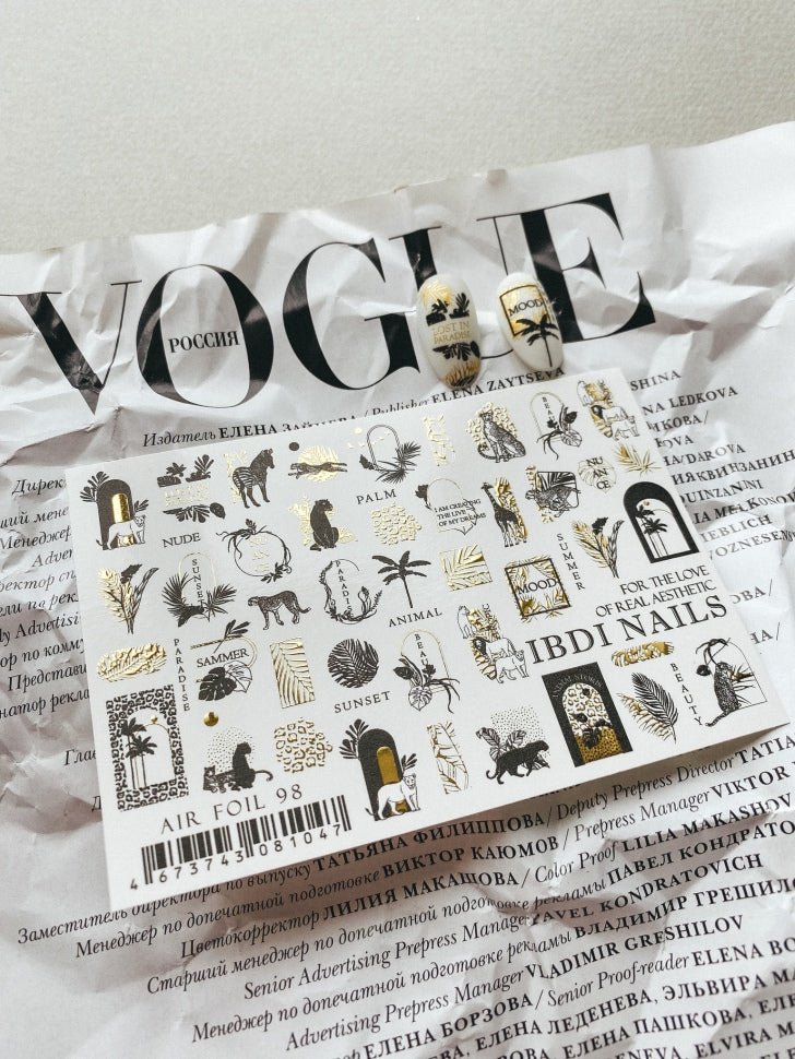 Sticker Air Foil 98 from IBDI Nails