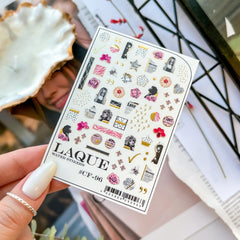 Slider mit Folie CF-96 (Wasserlösliche Aufkleber) von Laque