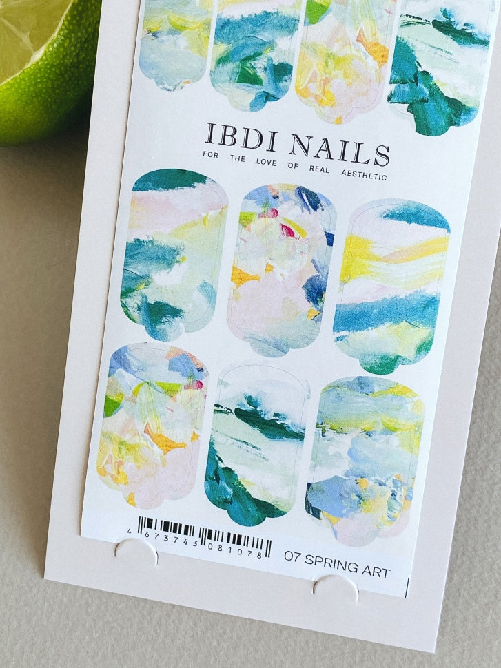Nail Art Wrap 07 Spring Art by IBDI Nails
