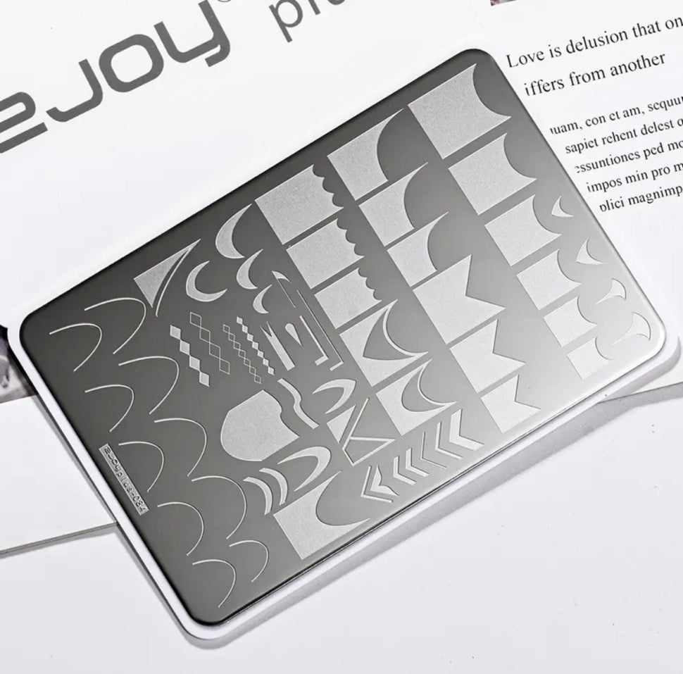 Stamping Plate Stencil for French